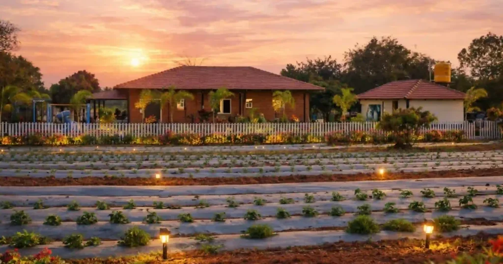 Organic Farmland Near Bangalore